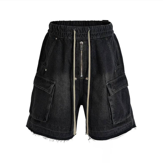 Dark Utility Shorts Jeans