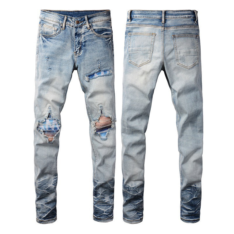 Vivid Patch Jeans