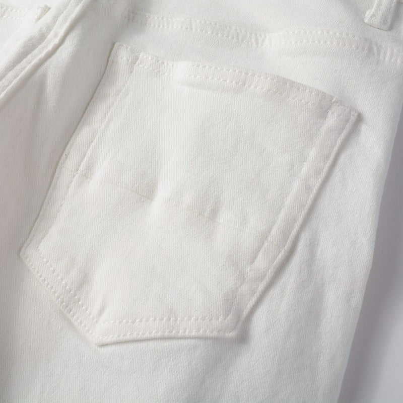 White Bloom Jeans