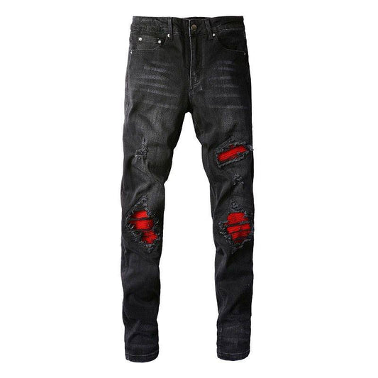 Crimson Patch Jeans