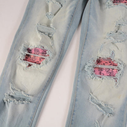 Rose Patch Jeans