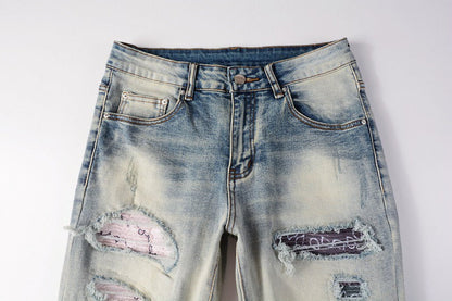 Shell Patch Jeans