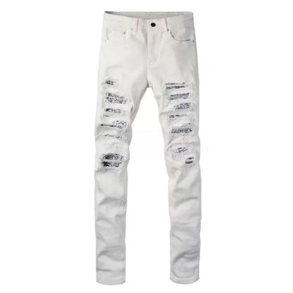 White Bloom Jeans