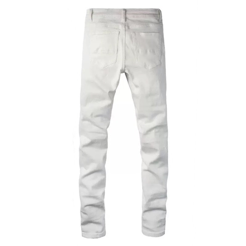 White Bloom Jeans