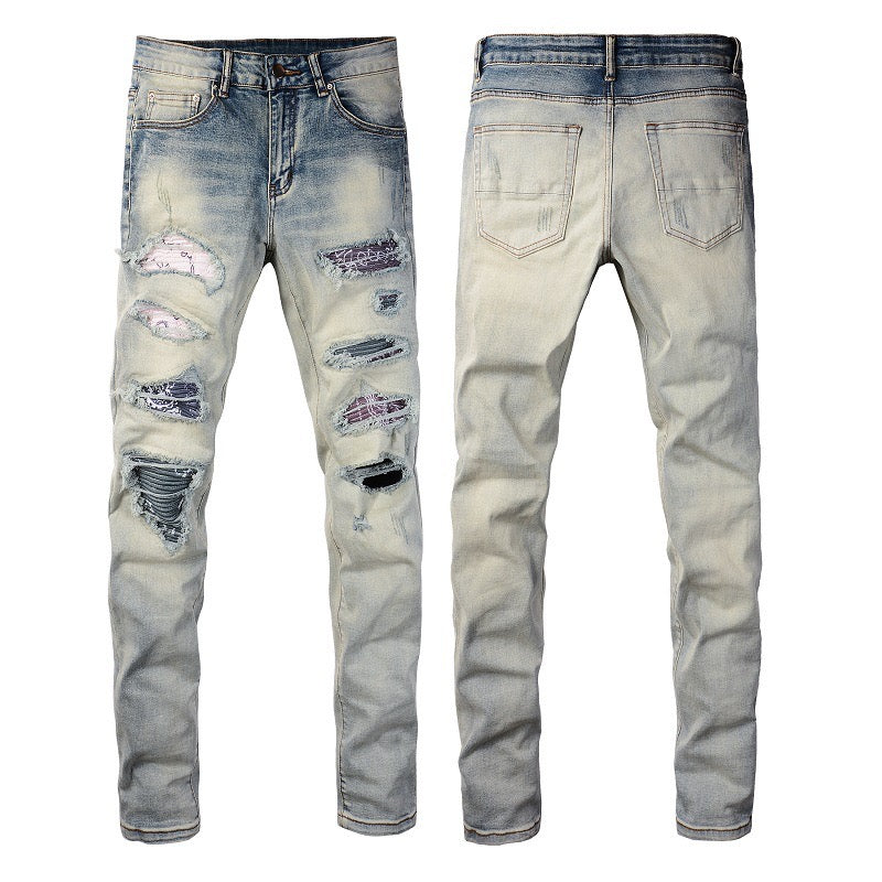 Shell Patch Jeans