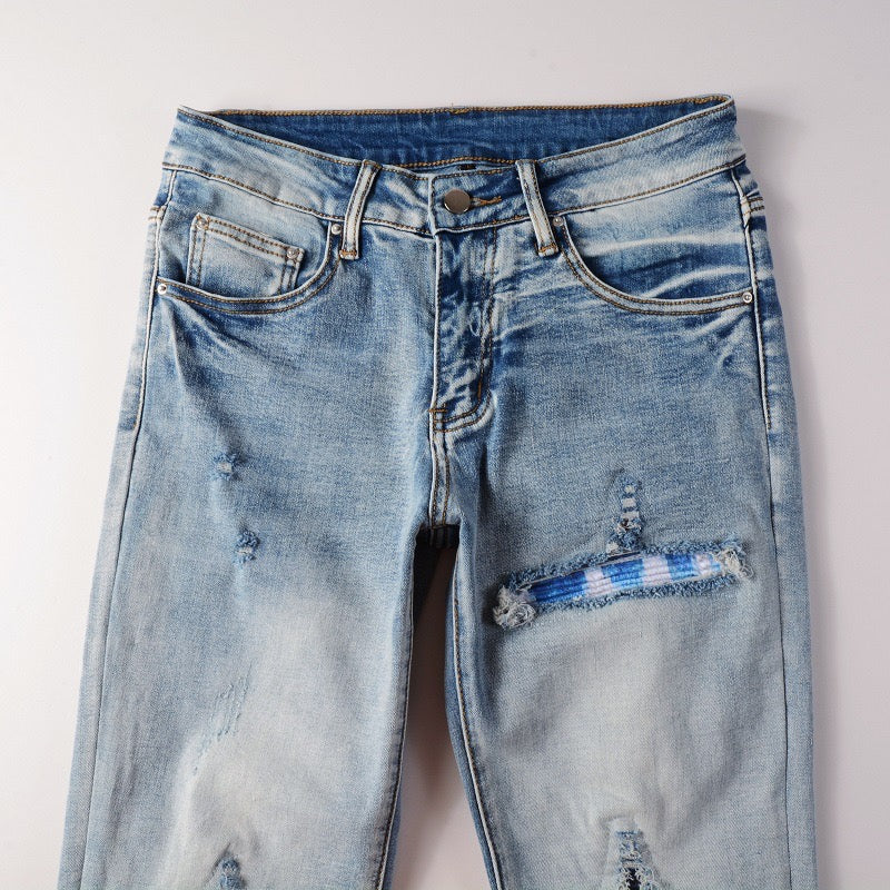 Vivid Patch Jeans