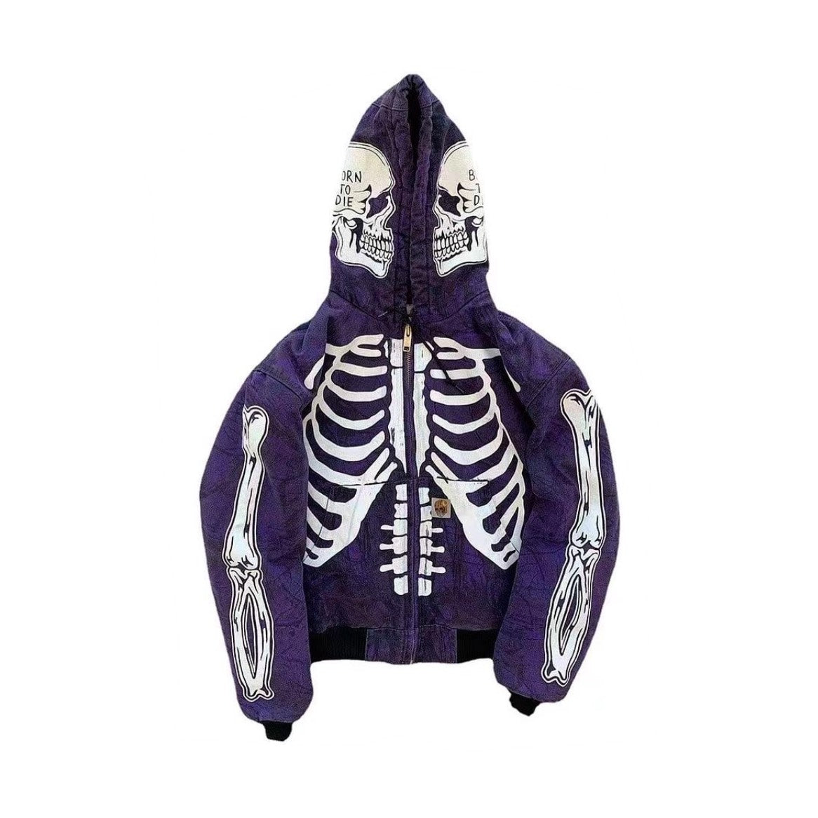 Purple Skeleton Hoodie