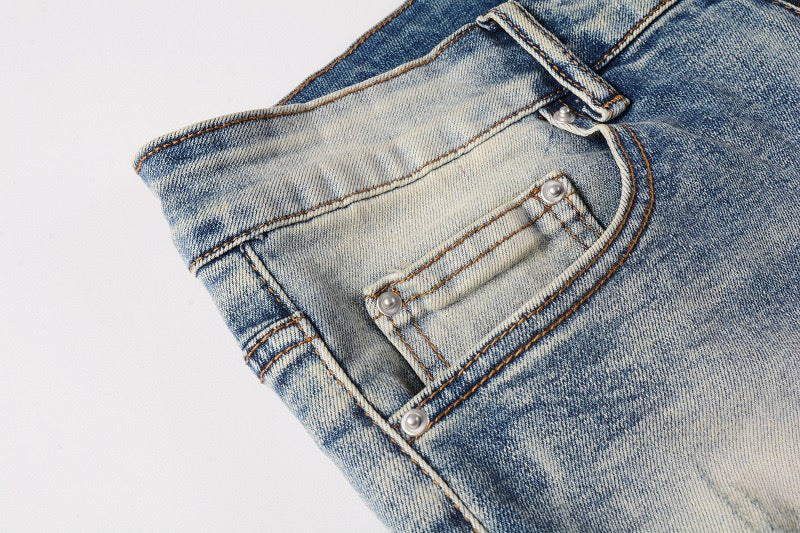 Shell Patch Jeans