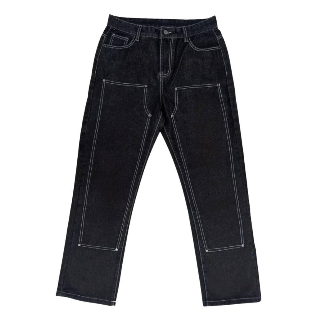 Twin Pockets Baggy Jeans